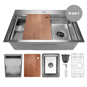 Cuba Gourmet Inox 6 em 1 Iura Uniq 70x47